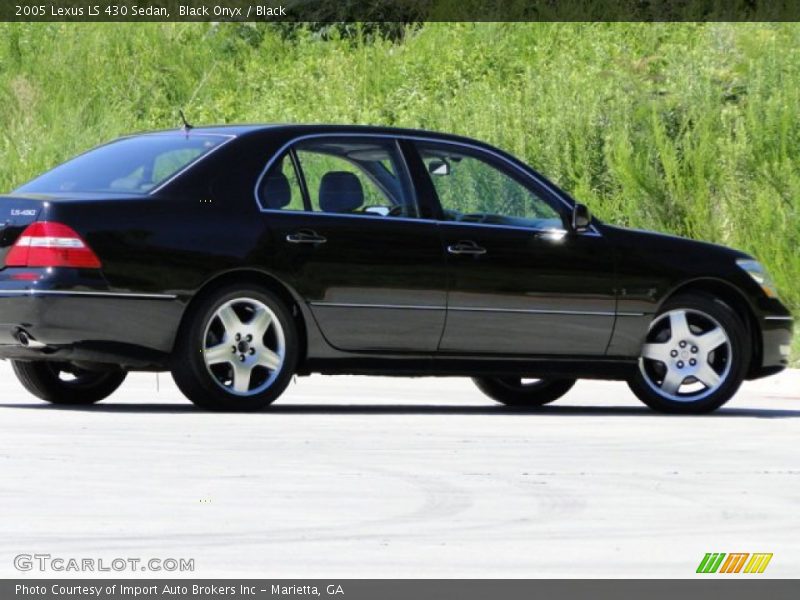 Black Onyx / Black 2005 Lexus LS 430 Sedan