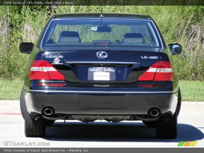Black Onyx / Black 2005 Lexus LS 430 Sedan