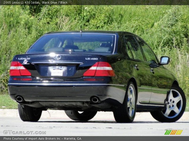 Black Onyx / Black 2005 Lexus LS 430 Sedan