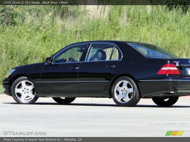Black Onyx / Black 2005 Lexus LS 430 Sedan
