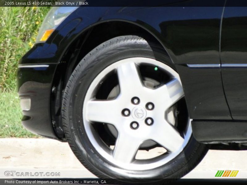 Black Onyx / Black 2005 Lexus LS 430 Sedan
