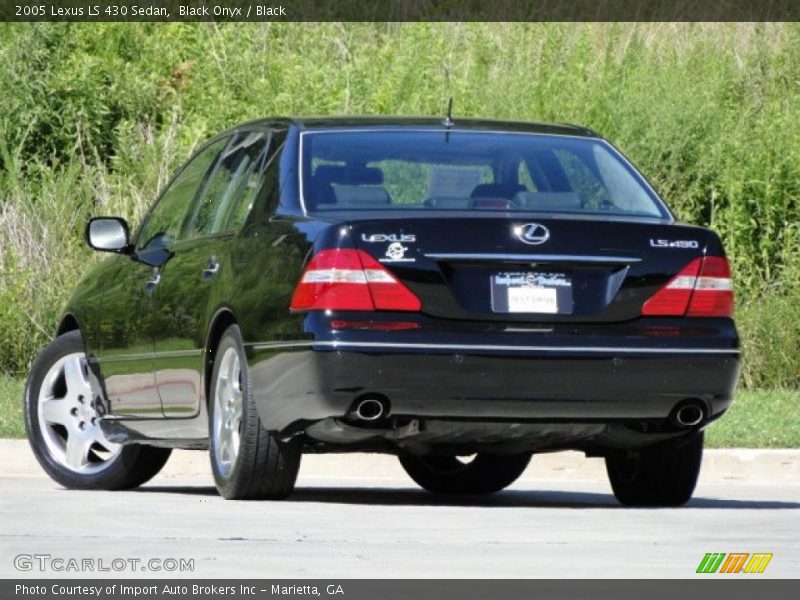 Black Onyx / Black 2005 Lexus LS 430 Sedan