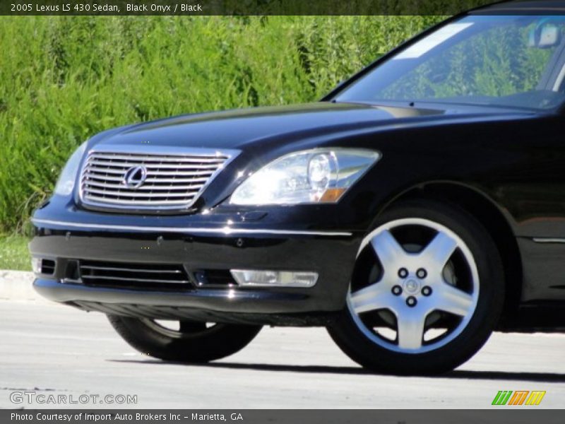 Black Onyx / Black 2005 Lexus LS 430 Sedan
