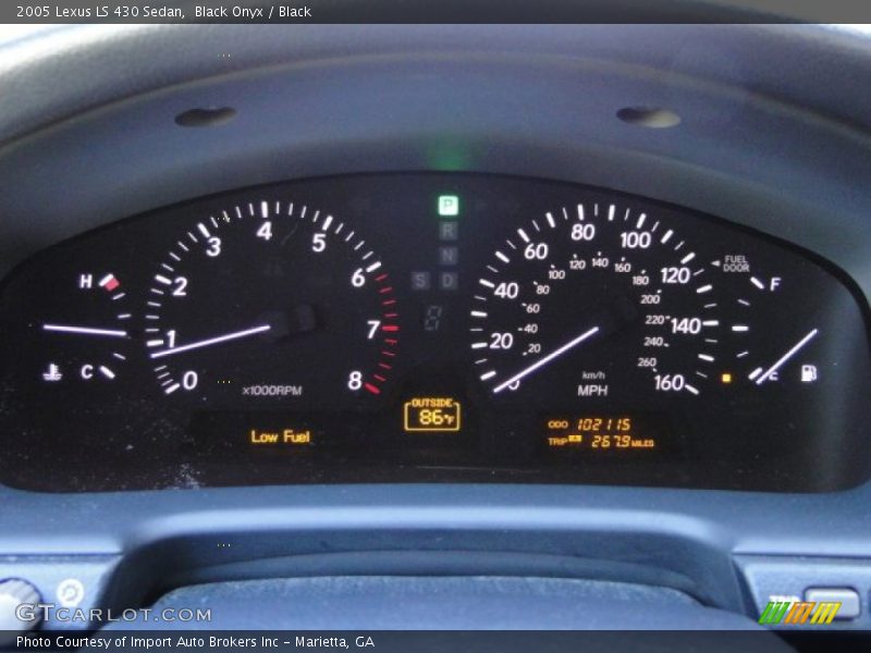  2005 LS 430 Sedan 430 Sedan Gauges