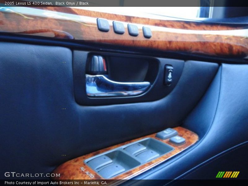 Black Onyx / Black 2005 Lexus LS 430 Sedan
