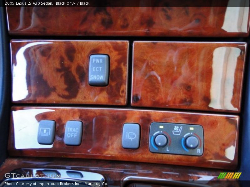 Black Onyx / Black 2005 Lexus LS 430 Sedan