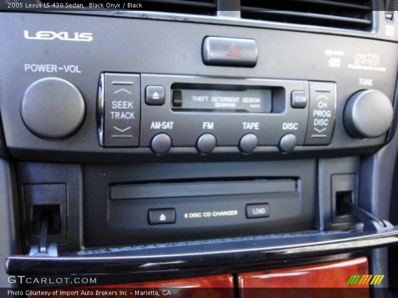 Audio System of 2005 LS 430 Sedan