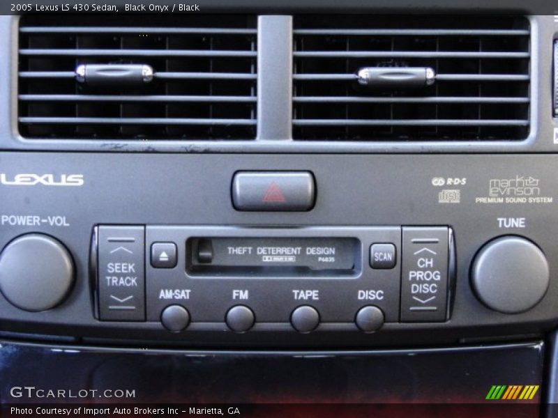 Audio System of 2005 LS 430 Sedan