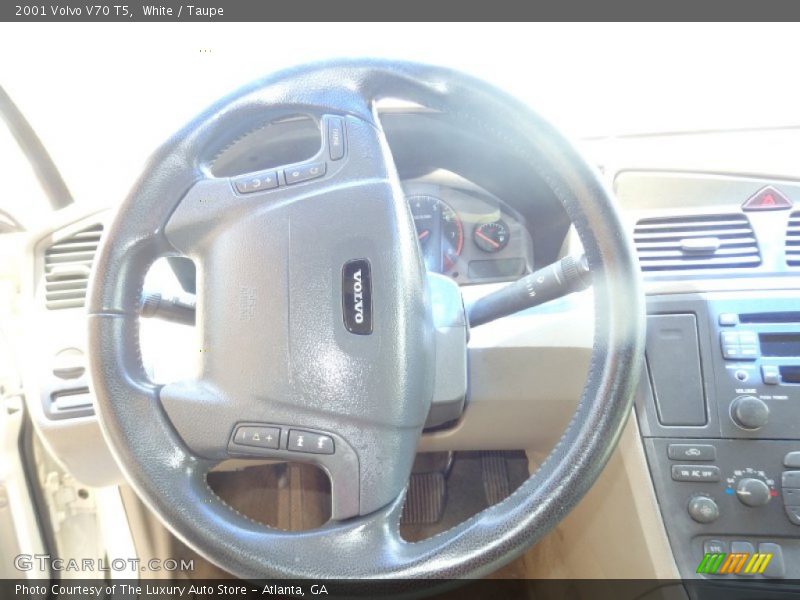 White / Taupe 2001 Volvo V70 T5