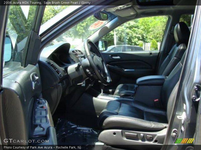 Sage Brush Green Pearl / Ebony 2006 Acura MDX Touring