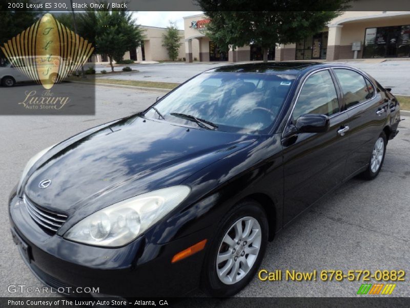 Black Onyx / Black 2003 Lexus ES 300
