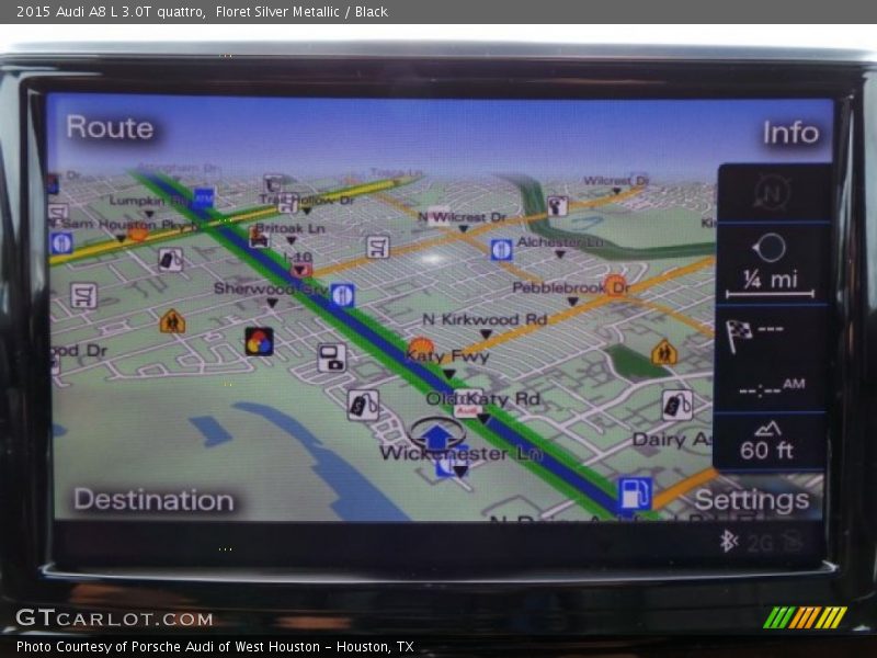 Navigation of 2015 A8 L 3.0T quattro