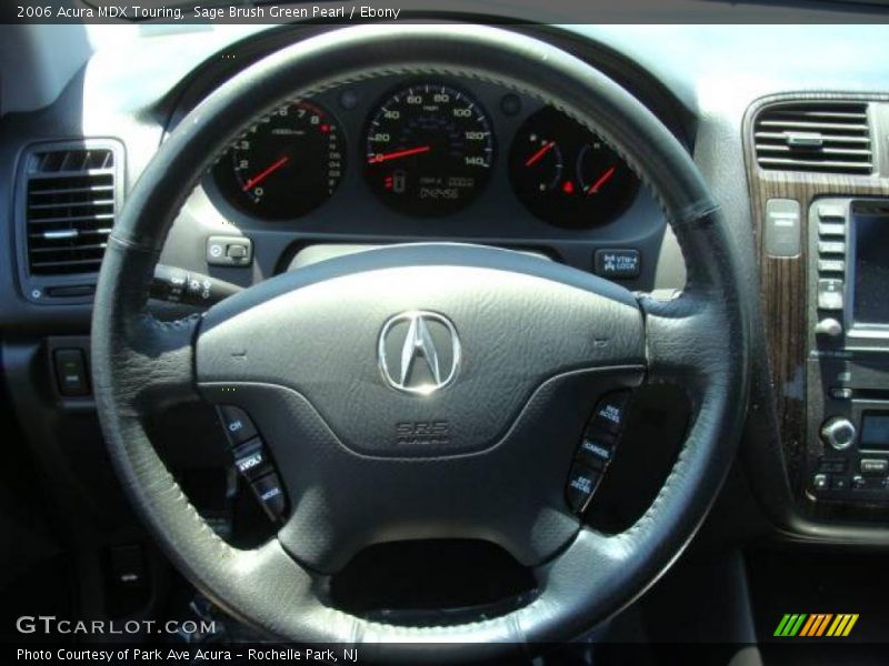 Sage Brush Green Pearl / Ebony 2006 Acura MDX Touring