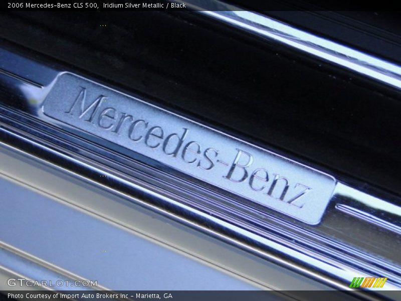 Iridium Silver Metallic / Black 2006 Mercedes-Benz CLS 500