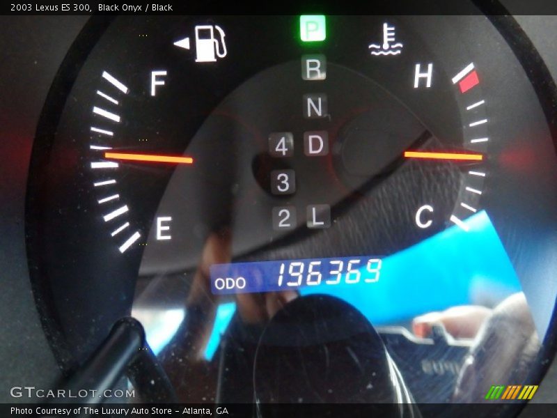 Black Onyx / Black 2003 Lexus ES 300