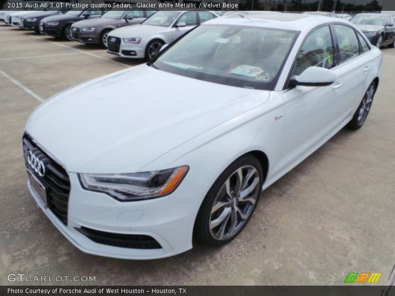 Front 3/4 View of 2015 A6 3.0T Prestige quattro Sedan