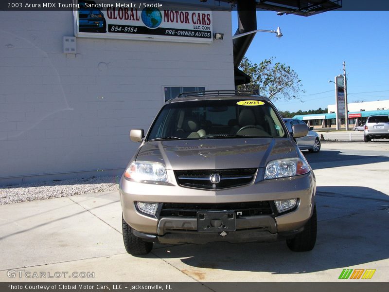 Sandstone Metallic / Saddle 2003 Acura MDX Touring