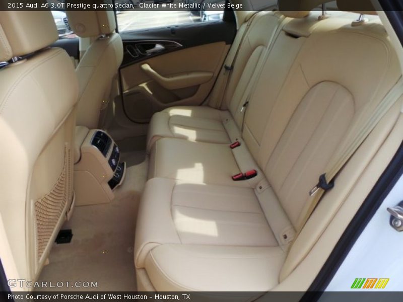 Rear Seat of 2015 A6 3.0T Prestige quattro Sedan