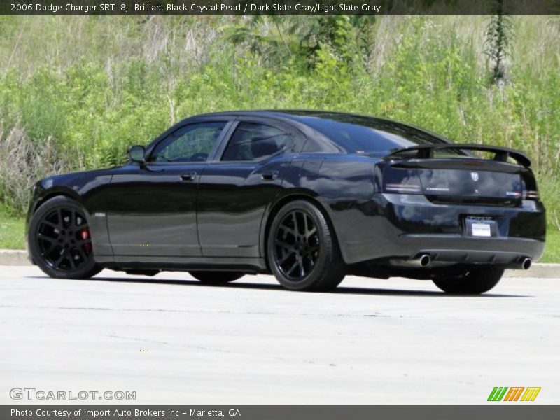 Brilliant Black Crystal Pearl / Dark Slate Gray/Light Slate Gray 2006 Dodge Charger SRT-8