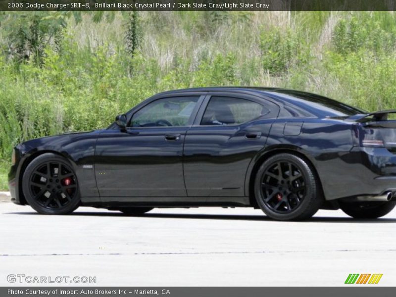 Brilliant Black Crystal Pearl / Dark Slate Gray/Light Slate Gray 2006 Dodge Charger SRT-8