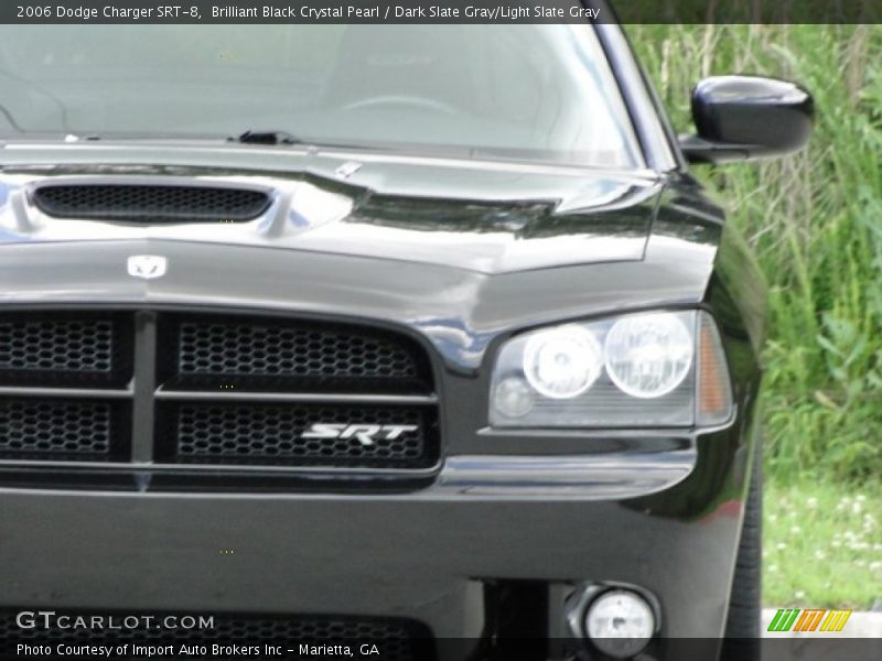 Brilliant Black Crystal Pearl / Dark Slate Gray/Light Slate Gray 2006 Dodge Charger SRT-8