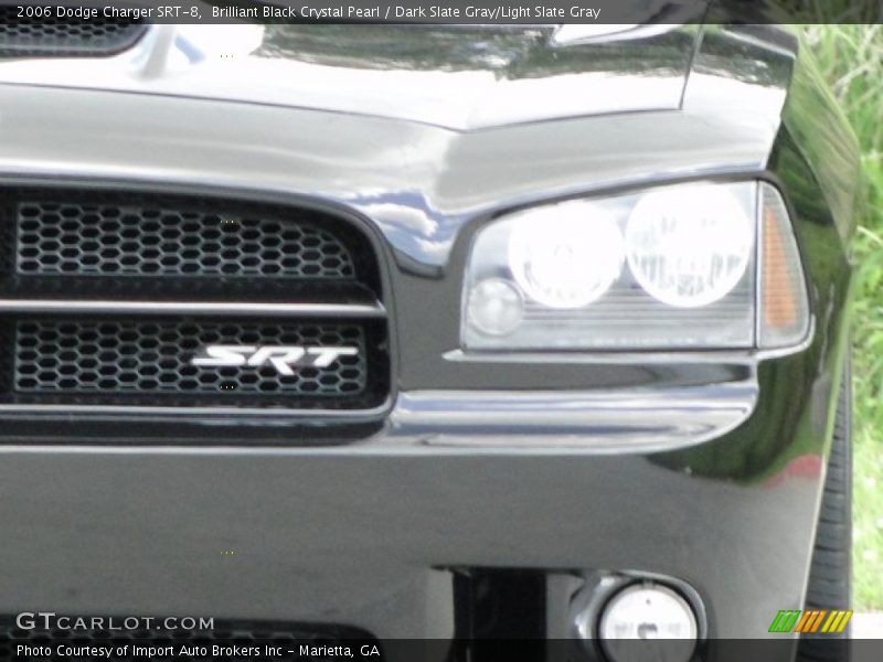 Brilliant Black Crystal Pearl / Dark Slate Gray/Light Slate Gray 2006 Dodge Charger SRT-8