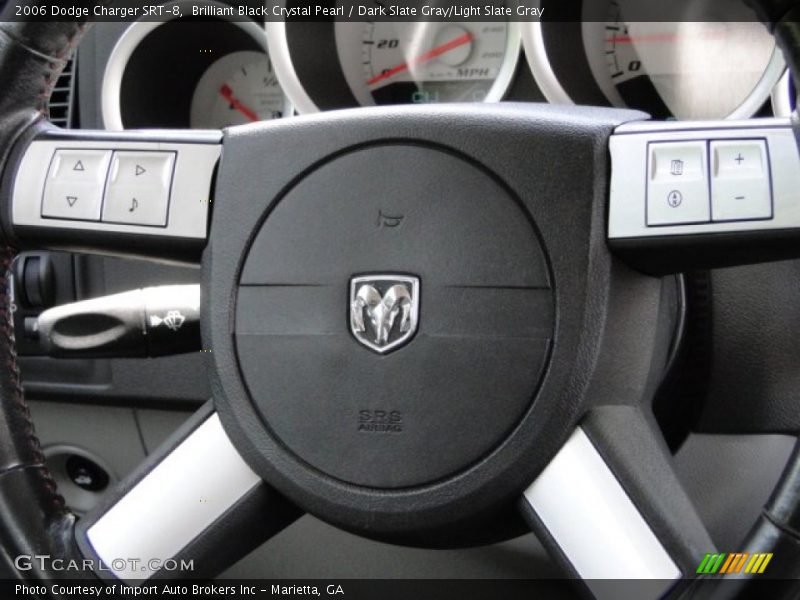 Brilliant Black Crystal Pearl / Dark Slate Gray/Light Slate Gray 2006 Dodge Charger SRT-8