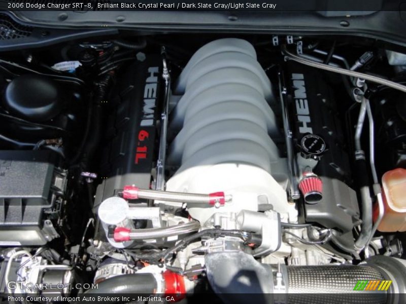 Brilliant Black Crystal Pearl / Dark Slate Gray/Light Slate Gray 2006 Dodge Charger SRT-8