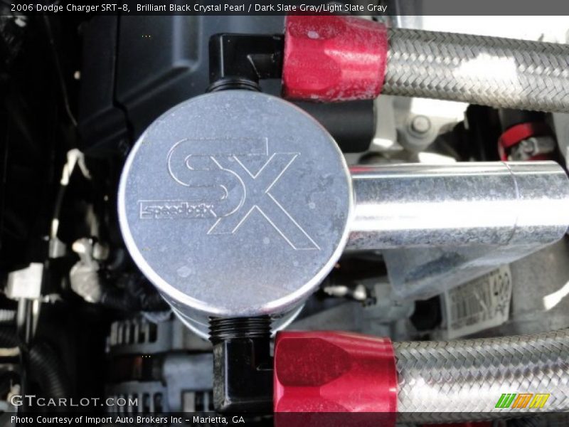Brilliant Black Crystal Pearl / Dark Slate Gray/Light Slate Gray 2006 Dodge Charger SRT-8