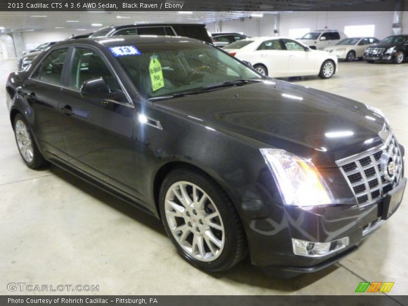 Black Raven / Ebony 2013 Cadillac CTS 4 3.6 AWD Sedan