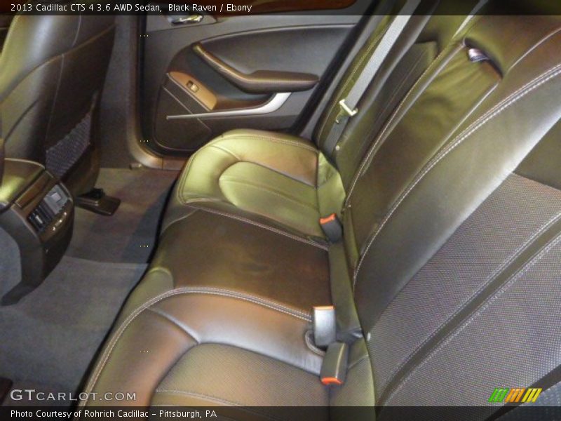 Rear Seat of 2013 CTS 4 3.6 AWD Sedan