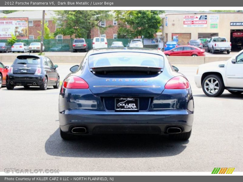 Dark Blue Metallic / Luxor Beige 2012 Porsche Panamera V6