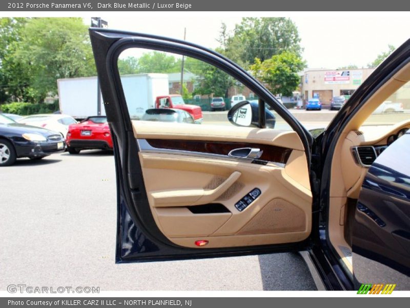 Dark Blue Metallic / Luxor Beige 2012 Porsche Panamera V6