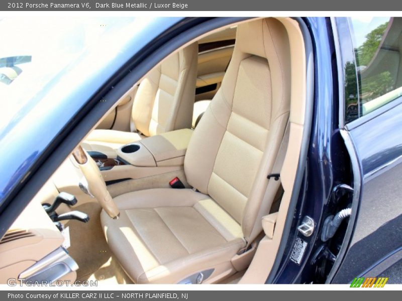 Dark Blue Metallic / Luxor Beige 2012 Porsche Panamera V6