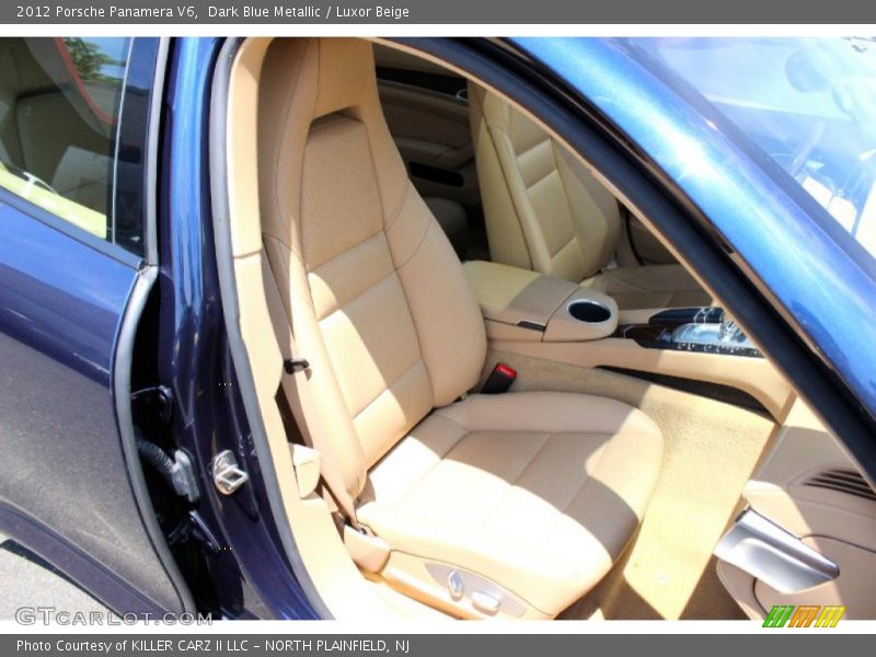 Dark Blue Metallic / Luxor Beige 2012 Porsche Panamera V6