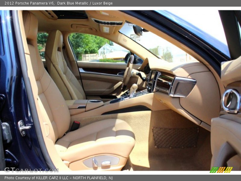 Dark Blue Metallic / Luxor Beige 2012 Porsche Panamera V6