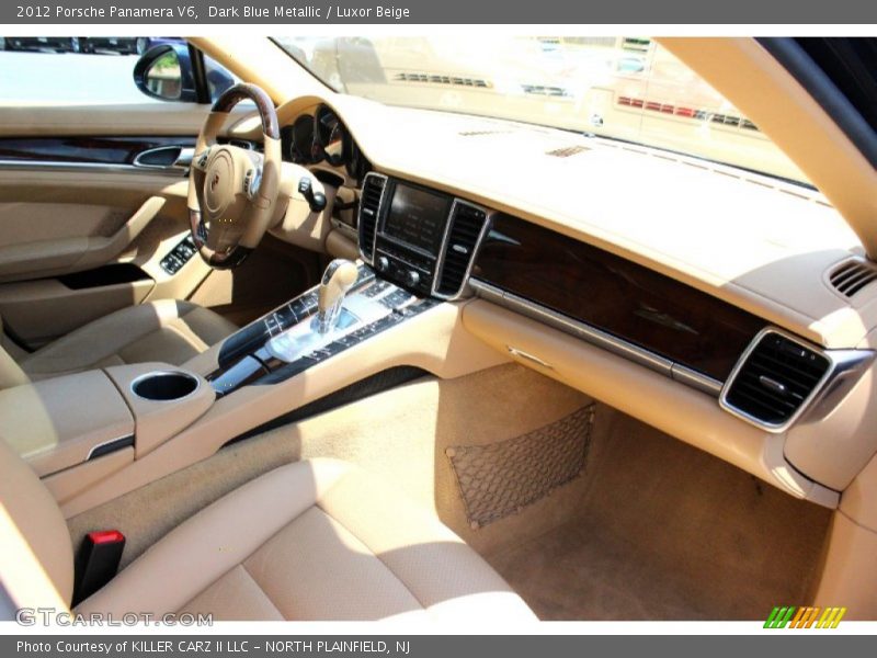 Dark Blue Metallic / Luxor Beige 2012 Porsche Panamera V6