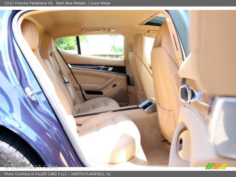 Dark Blue Metallic / Luxor Beige 2012 Porsche Panamera V6