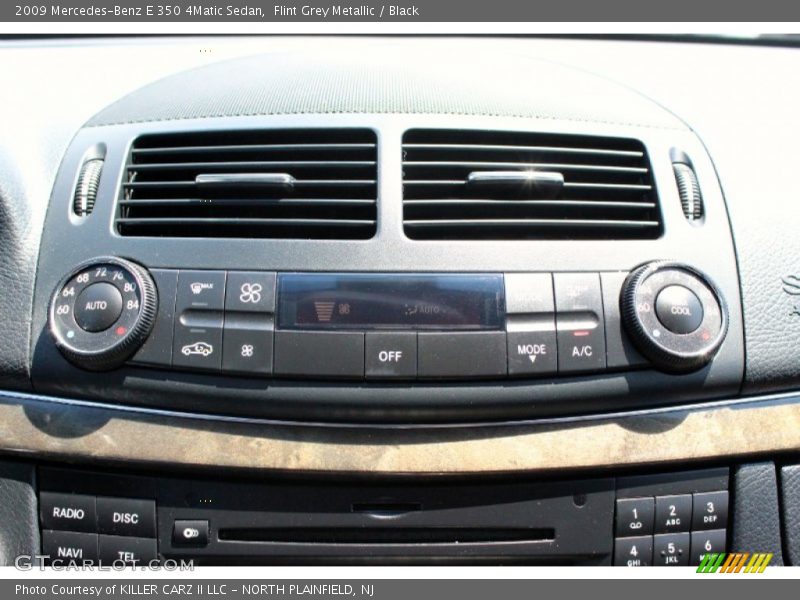 Flint Grey Metallic / Black 2009 Mercedes-Benz E 350 4Matic Sedan