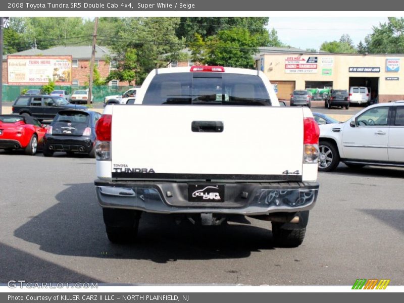 Super White / Beige 2008 Toyota Tundra SR5 Double Cab 4x4
