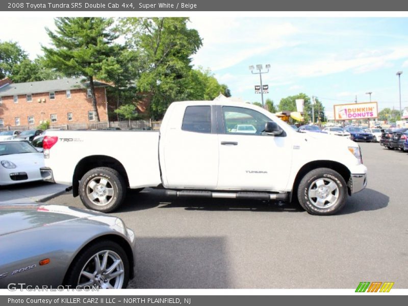 Super White / Beige 2008 Toyota Tundra SR5 Double Cab 4x4