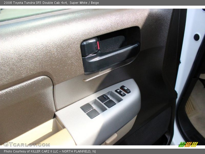 Super White / Beige 2008 Toyota Tundra SR5 Double Cab 4x4