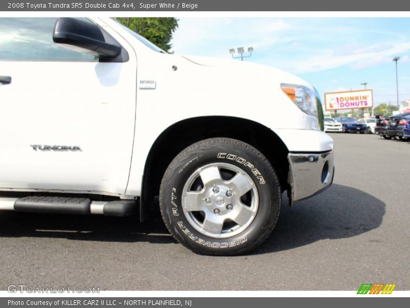 Super White / Beige 2008 Toyota Tundra SR5 Double Cab 4x4
