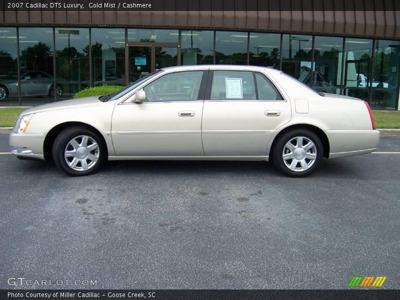 Gold Mist / Cashmere 2007 Cadillac DTS Luxury