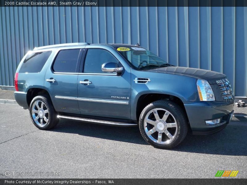 Stealth Gray / Ebony 2008 Cadillac Escalade AWD