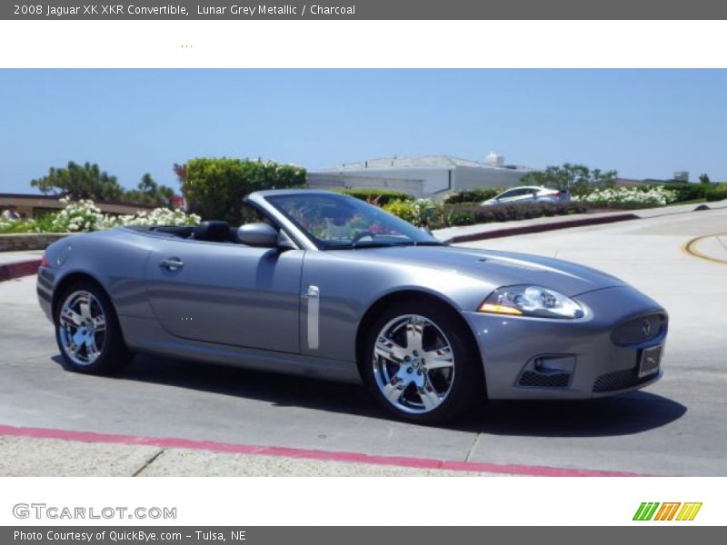 Lunar Grey Metallic / Charcoal 2008 Jaguar XK XKR Convertible