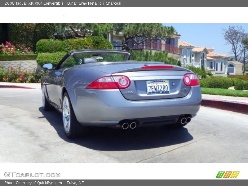 Lunar Grey Metallic / Charcoal 2008 Jaguar XK XKR Convertible