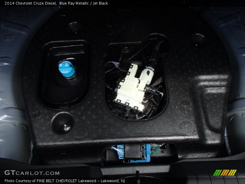 Blue Ray Metallic / Jet Black 2014 Chevrolet Cruze Diesel