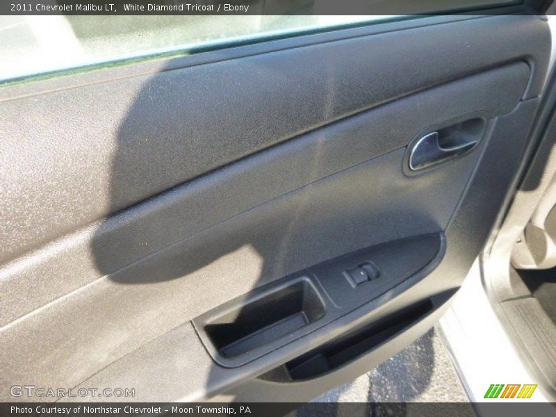 White Diamond Tricoat / Ebony 2011 Chevrolet Malibu LT