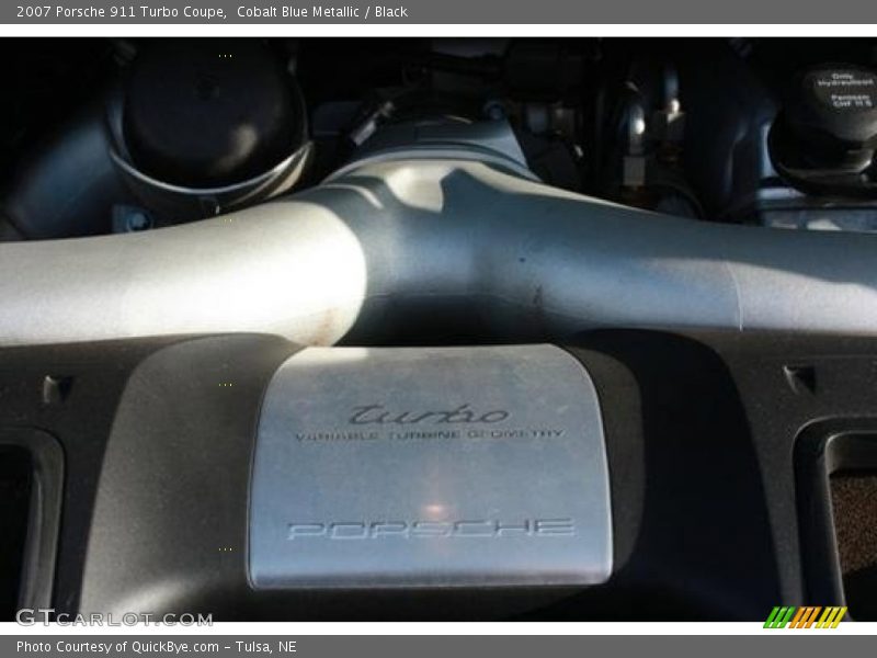 Cobalt Blue Metallic / Black 2007 Porsche 911 Turbo Coupe